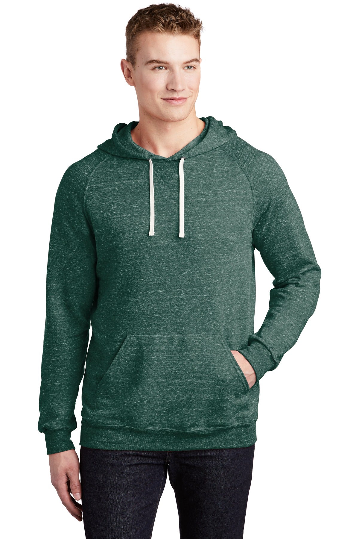 Jerzees® Snow Heather French Terry Raglan Hoodie