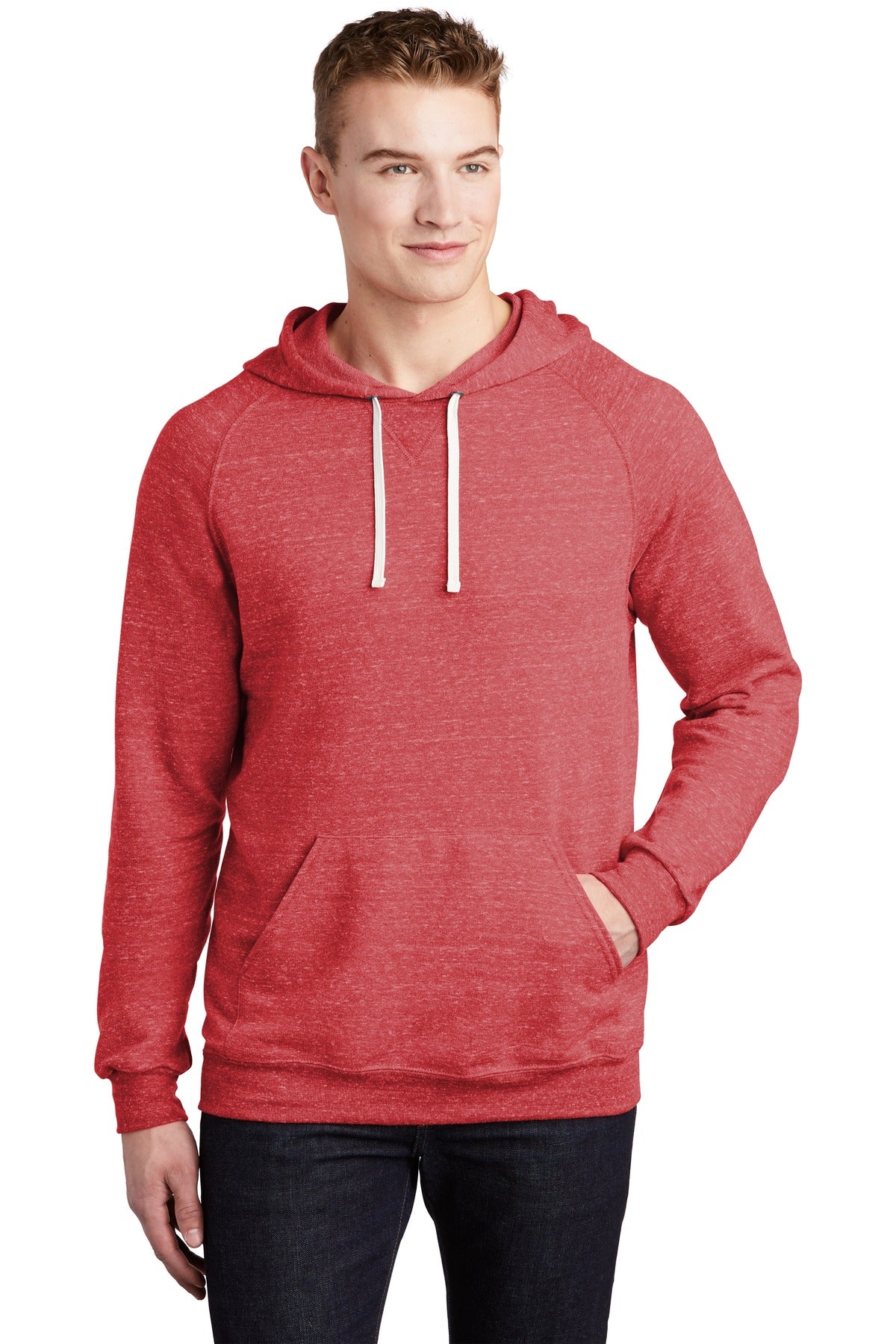 Jerzees® Snow Heather French Terry Raglan Hoodie