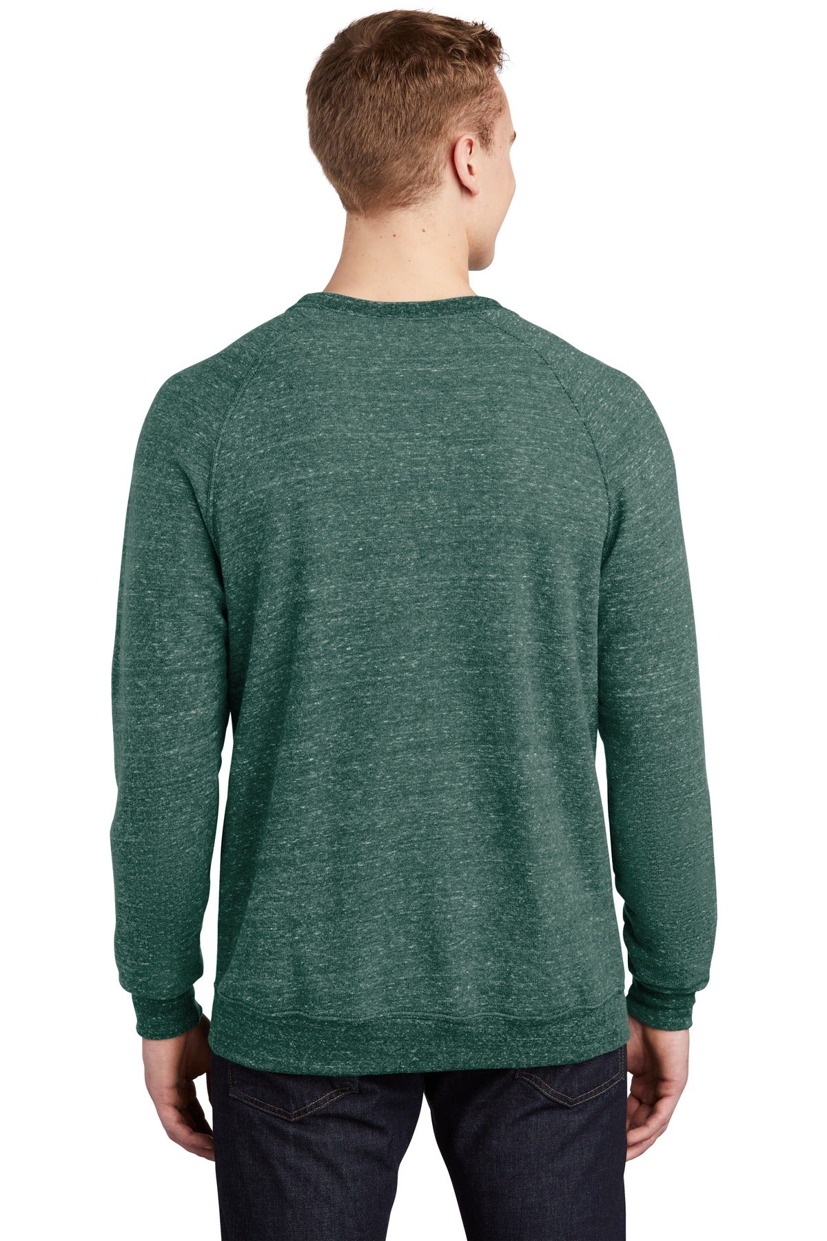 Jerzees® Snow Heather French Terry Raglan Crew