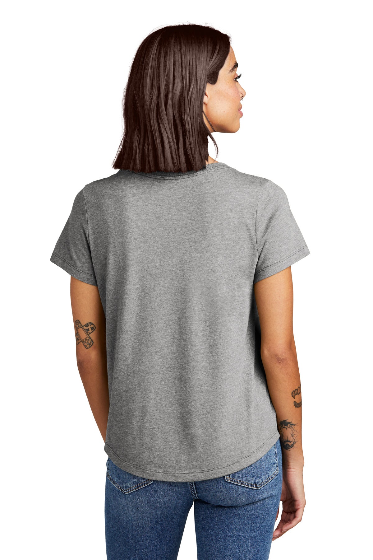 Allmade® Women's Relaxed Tri-Blend Scoop Neck Tee
