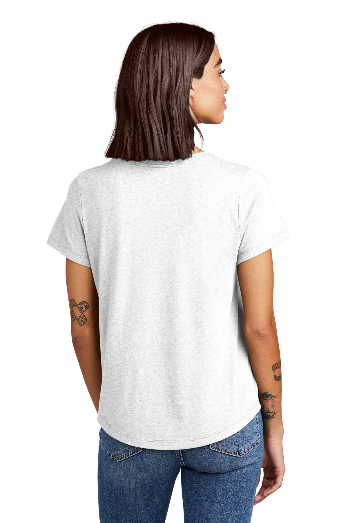 Allmade® Women's Relaxed Tri-Blend Scoop Neck Tee