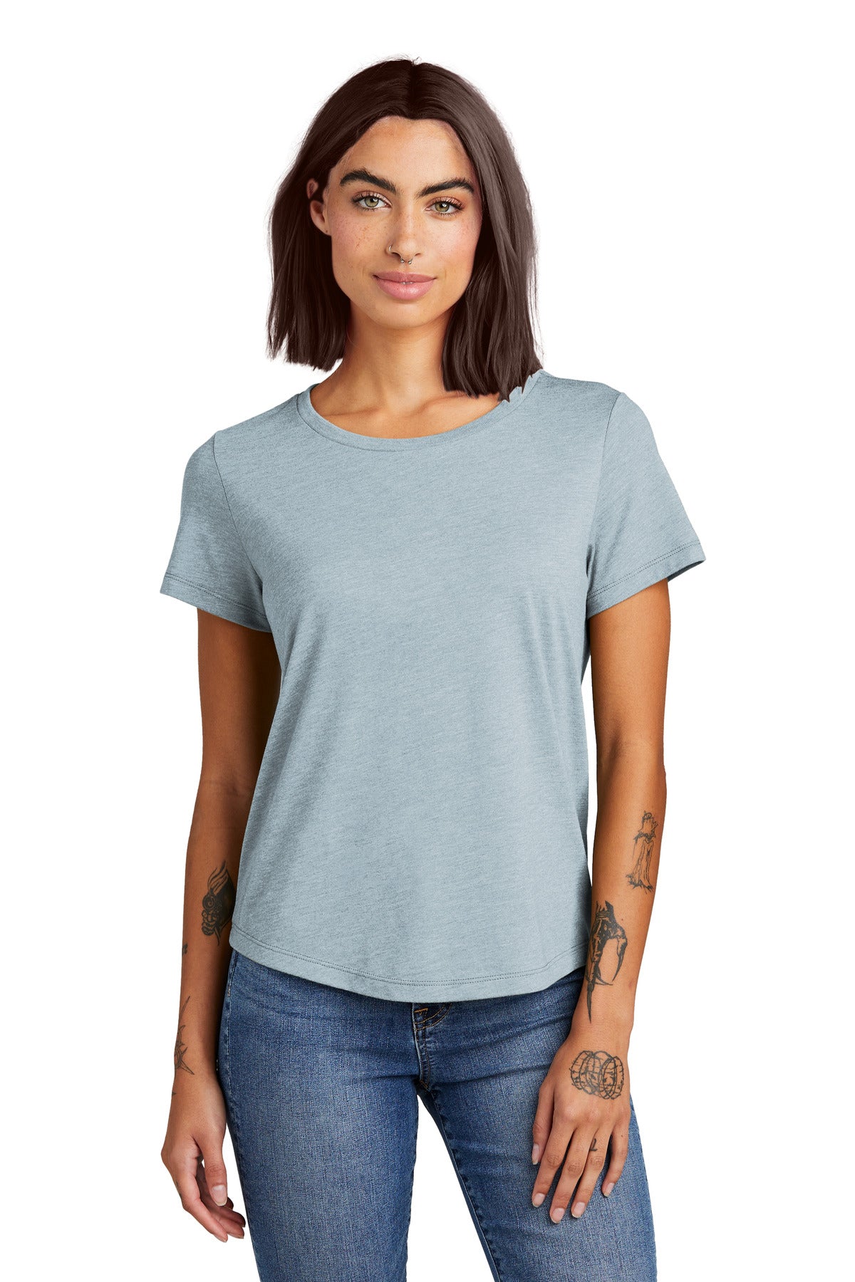 Allmade® Women's Relaxed Tri-Blend Scoop Neck Tee