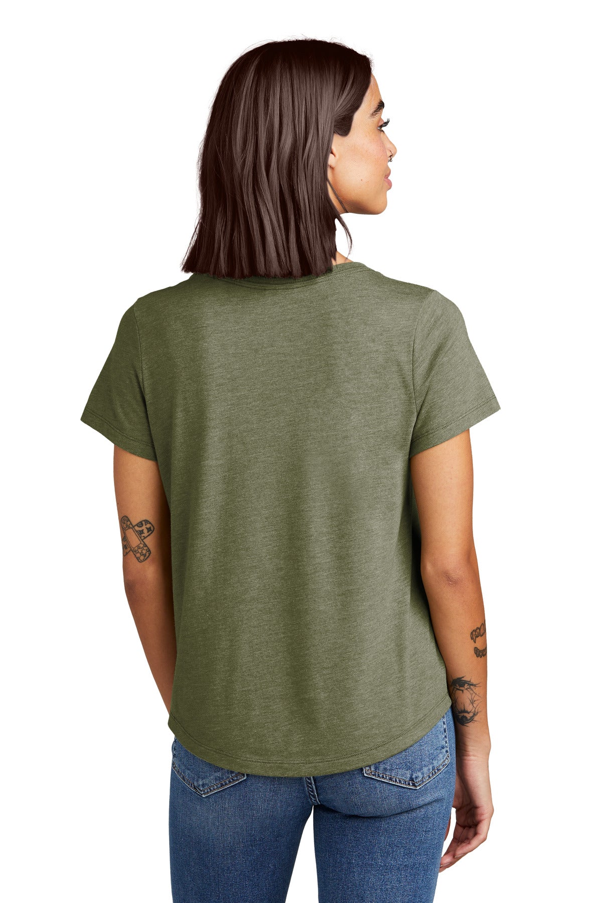 Allmade® Women's Relaxed Tri-Blend Scoop Neck Tee