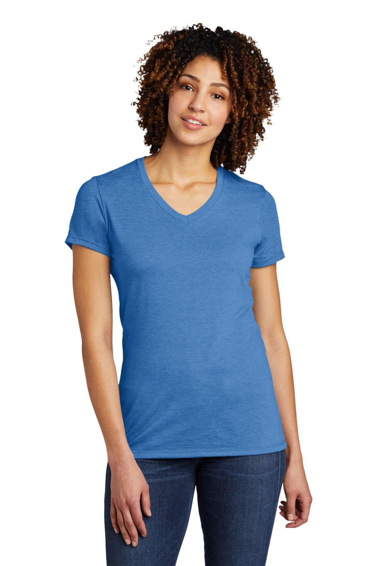 Allmade® Women's Tri-Blend V-Neck Tee (CORE COLORS)