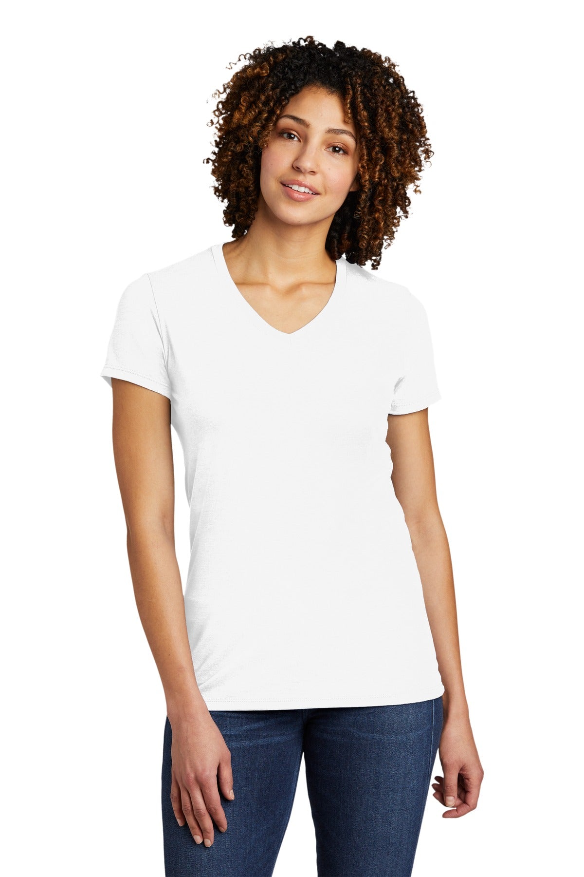 Allmade® Women's Tri-Blend V-Neck Tee (CORE COLORS)