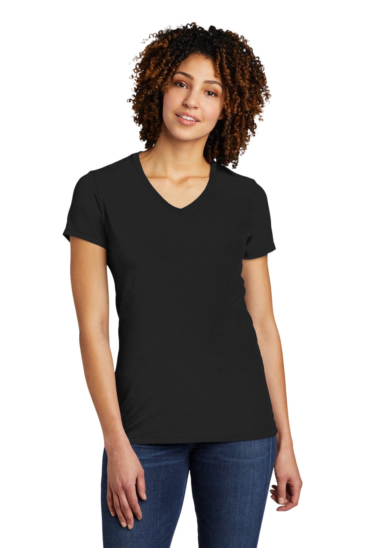 Allmade® Women's Tri-Blend V-Neck Tee (CORE COLORS)