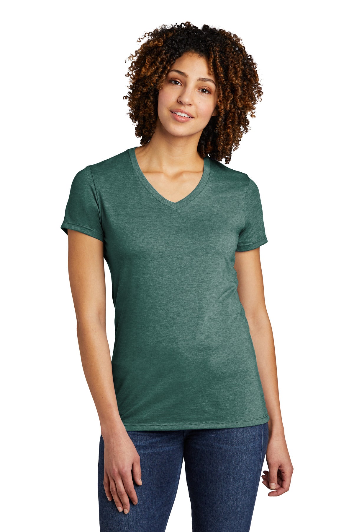 Allmade® Women's Tri-Blend V-Neck Tee (CORE COLORS)