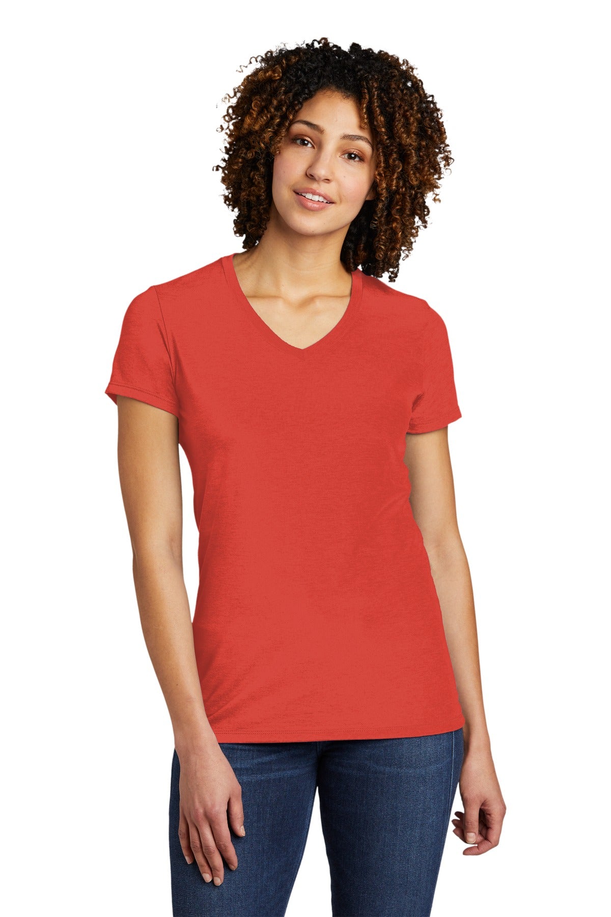Allmade® Women's Tri-Blend V-Neck Tee (CORE COLORS)
