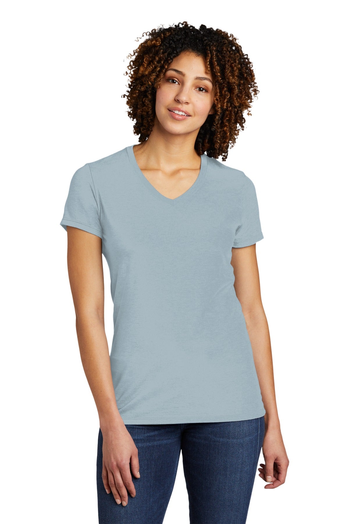 Allmade® Women's Tri-Blend V-Neck Tee (CORE COLORS)