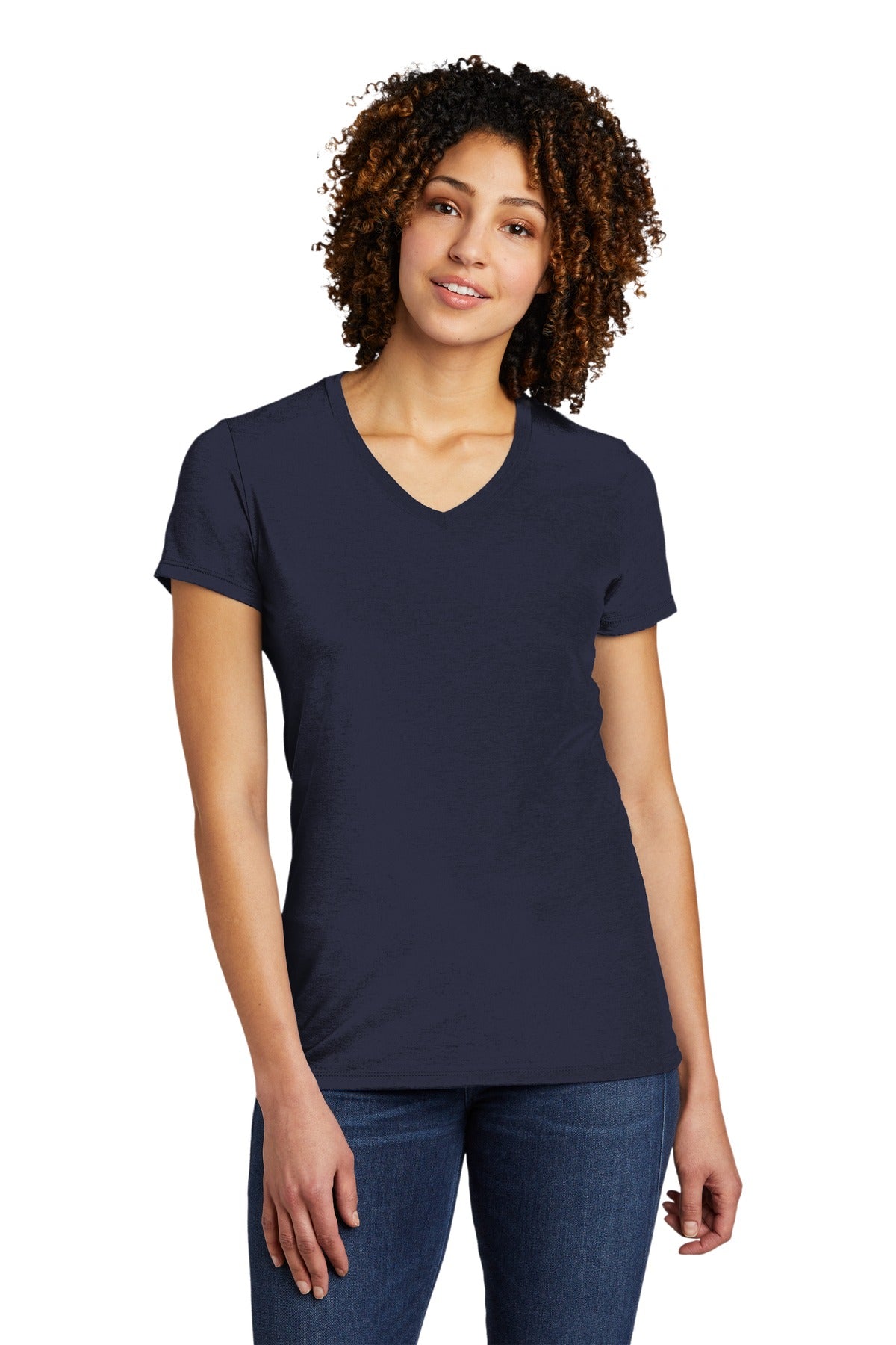 Allmade® Women's Tri-Blend V-Neck Tee (CORE COLORS)