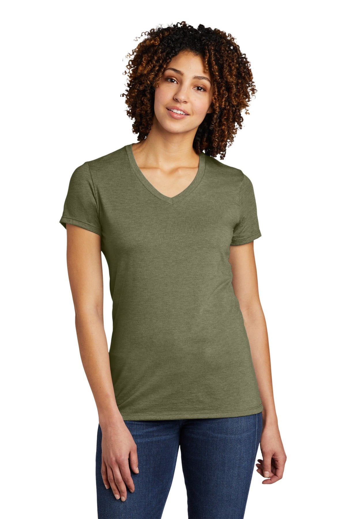 Allmade® Women's Tri-Blend V-Neck Tee (CORE COLORS)