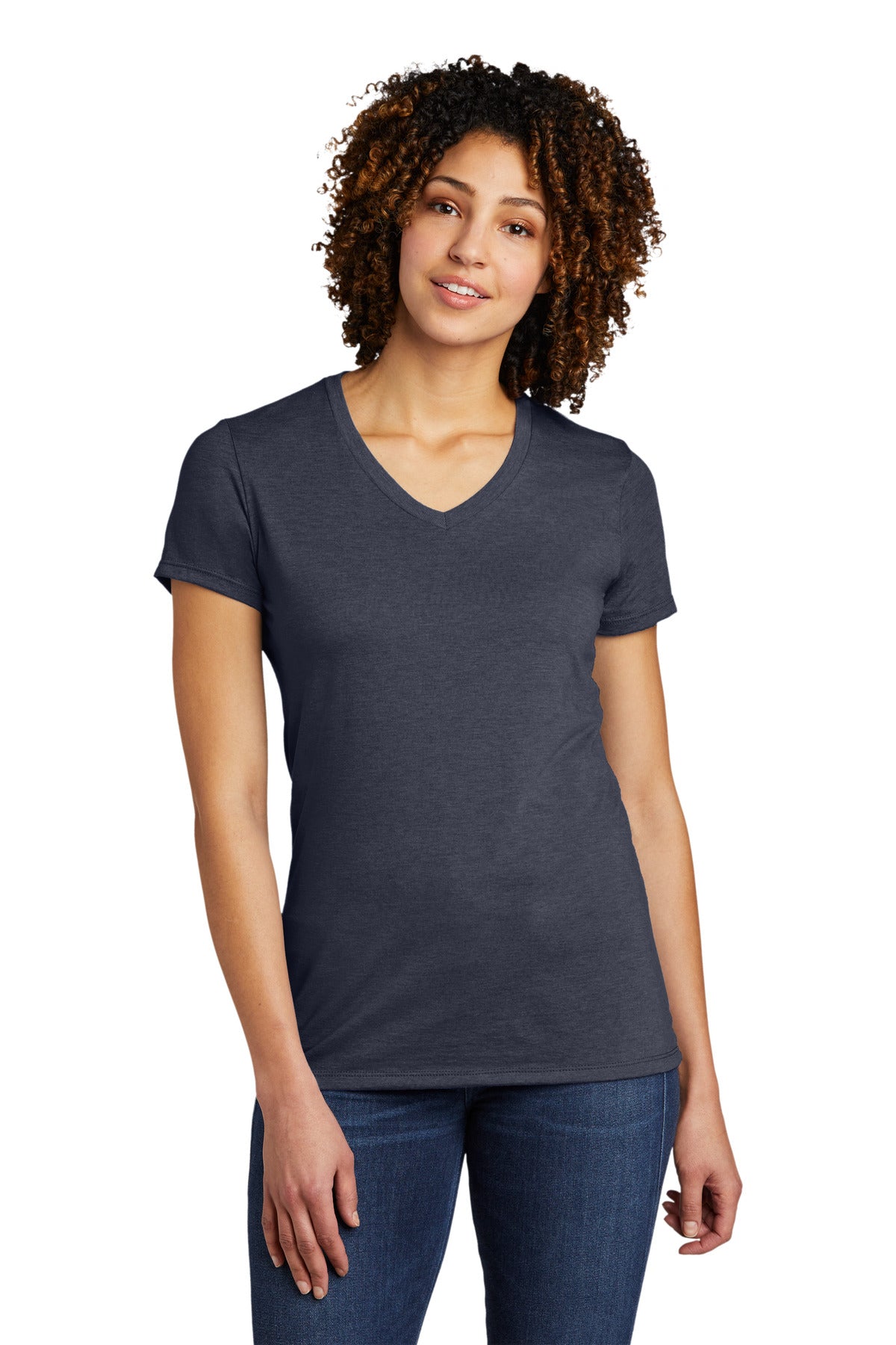 Allmade® Women's Tri-Blend V-Neck Tee (CORE COLORS)