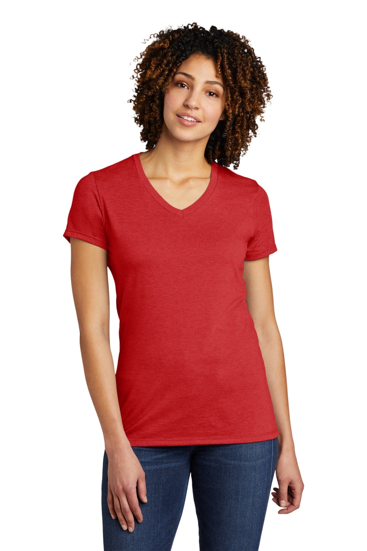 Allmade® Women's Tri-Blend V-Neck Tee (CORE COLORS)