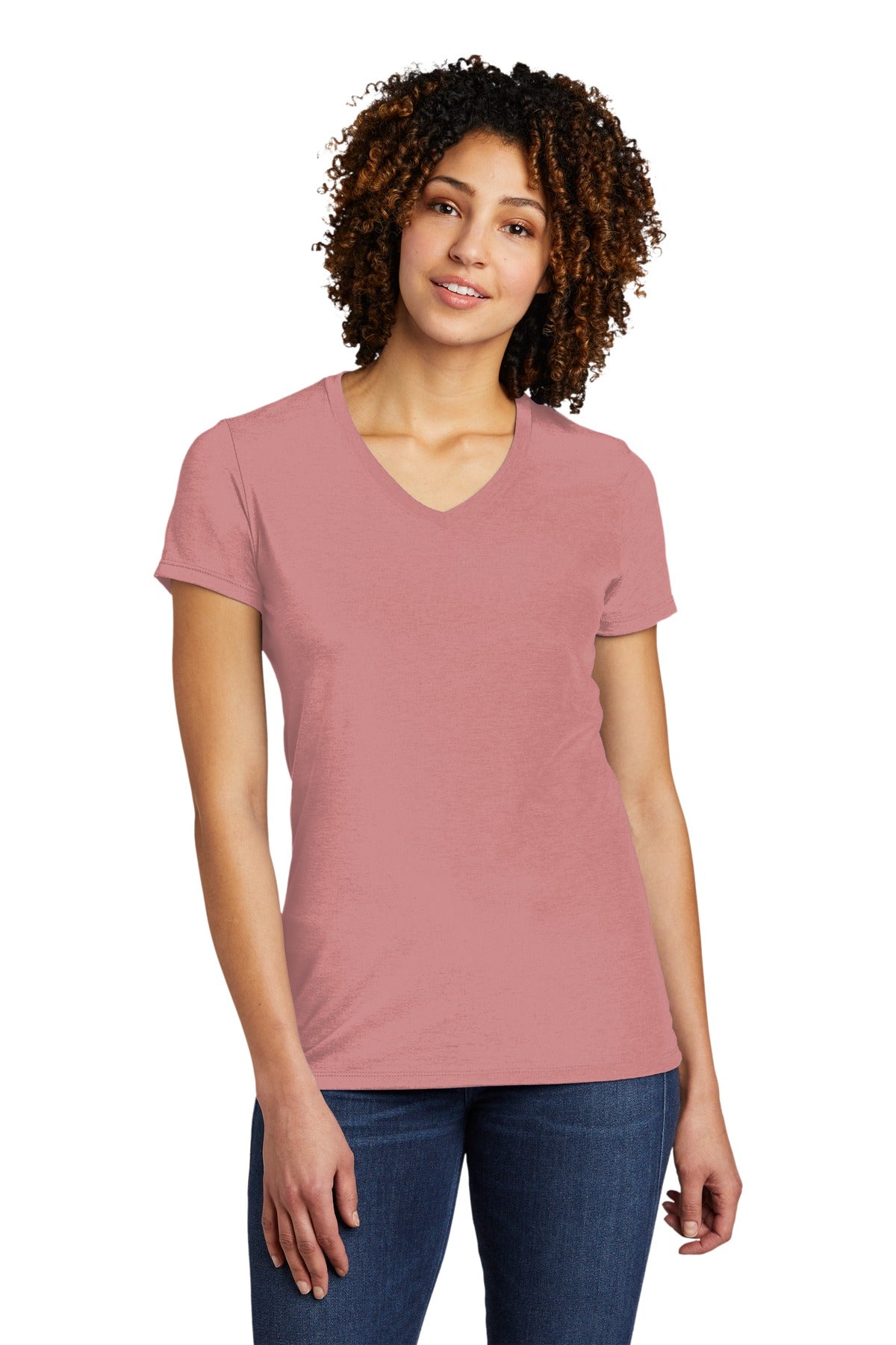 Allmade® Women's Tri-Blend V-Neck Tee (CORE COLORS)