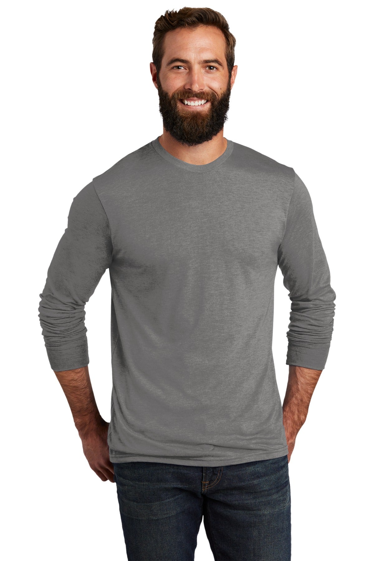 Allmade® Unisex Tri-Blend Long Sleeve Tee (CORE COLORS)