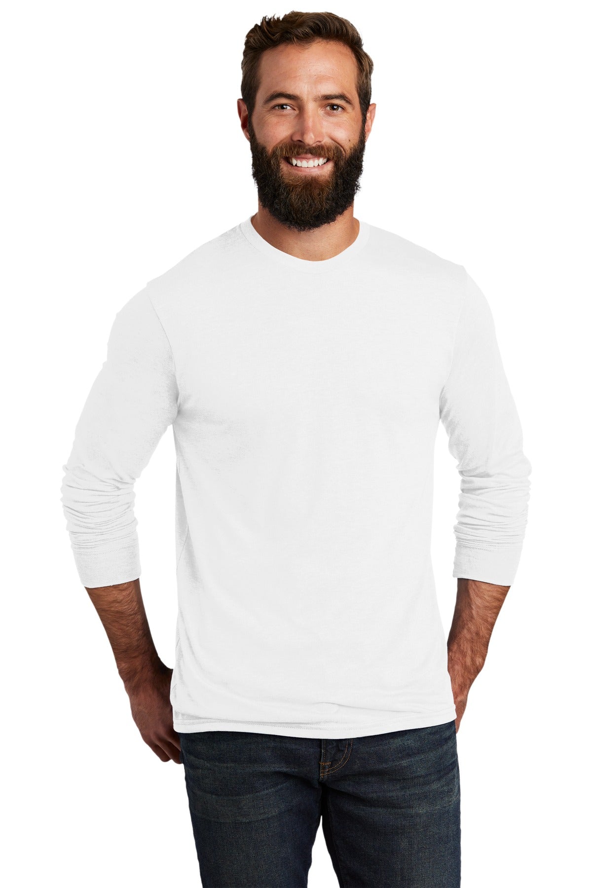 Allmade® Unisex Tri-Blend Long Sleeve Tee (CORE COLORS)