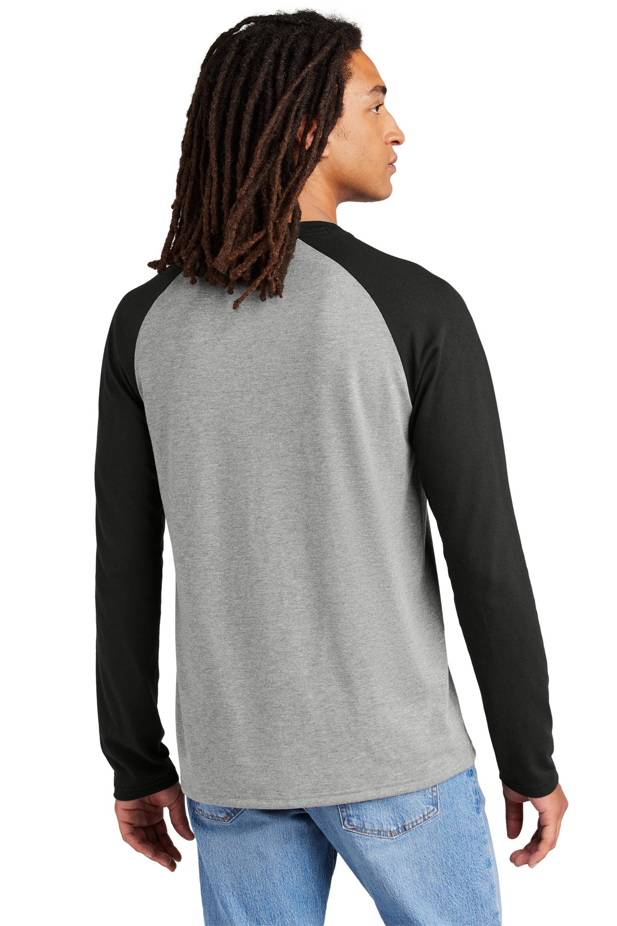 Allmade® Unisex Tri-Blend Long Sleeve Colorblock Raglan
