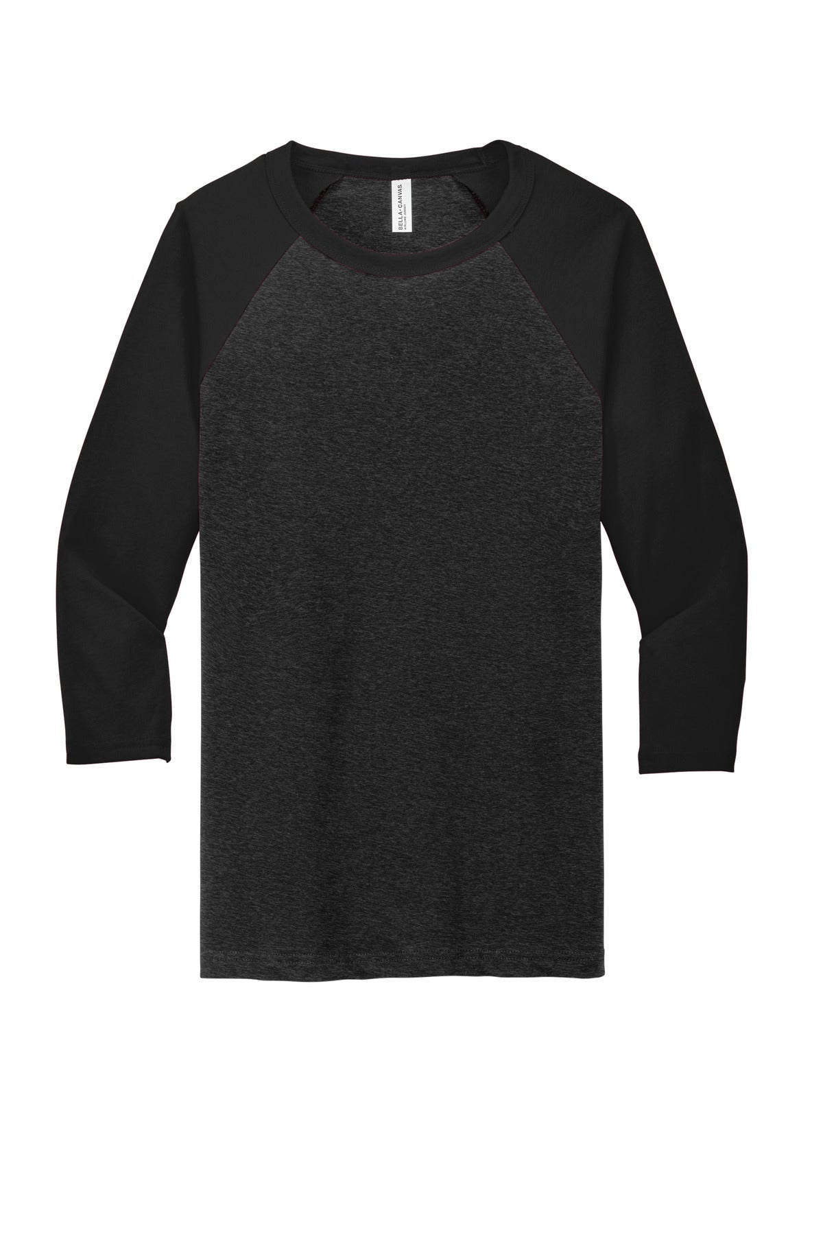 BELLA+CANVAS® Unisex 3/4-Sleeve Baseball Tee (CORE COLORS)