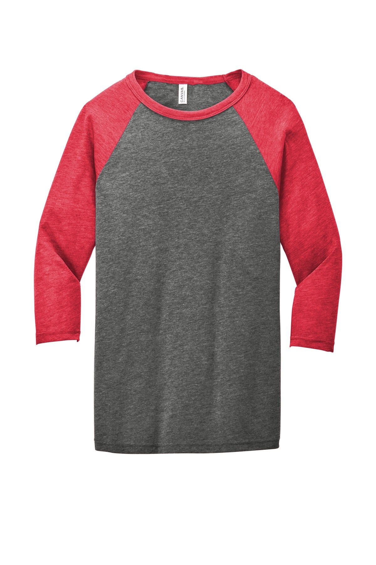 BELLA+CANVAS® Unisex 3/4-Sleeve Baseball Tee (CORE COLORS)