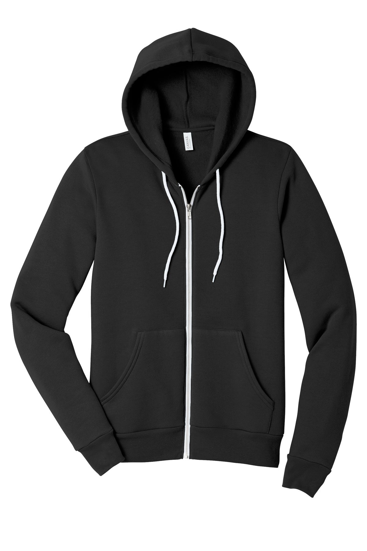 BELLA+CANVAS® Unisex Sponge Fleece Full-Zip Hoodie (CORE COLORS)