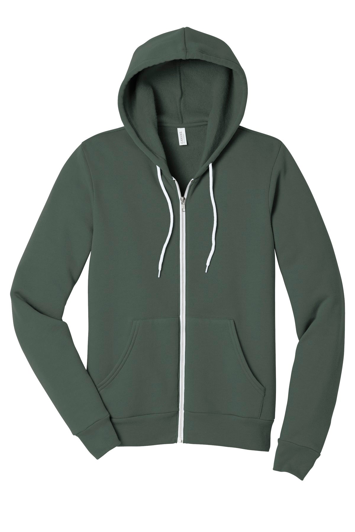 BELLA+CANVAS® Unisex Sponge Fleece Full-Zip Hoodie (CORE COLORS)
