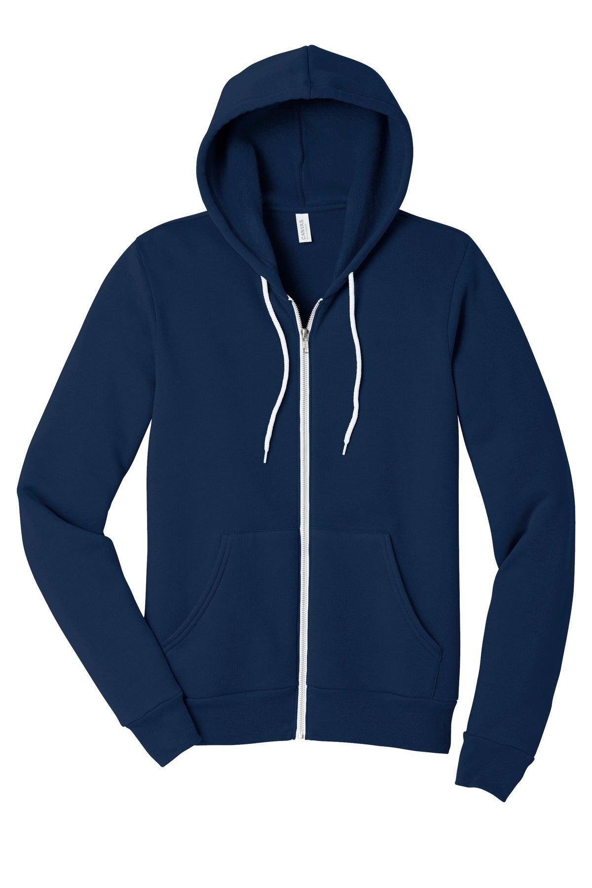 BELLA+CANVAS® Unisex Sponge Fleece Full-Zip Hoodie (CORE COLORS)