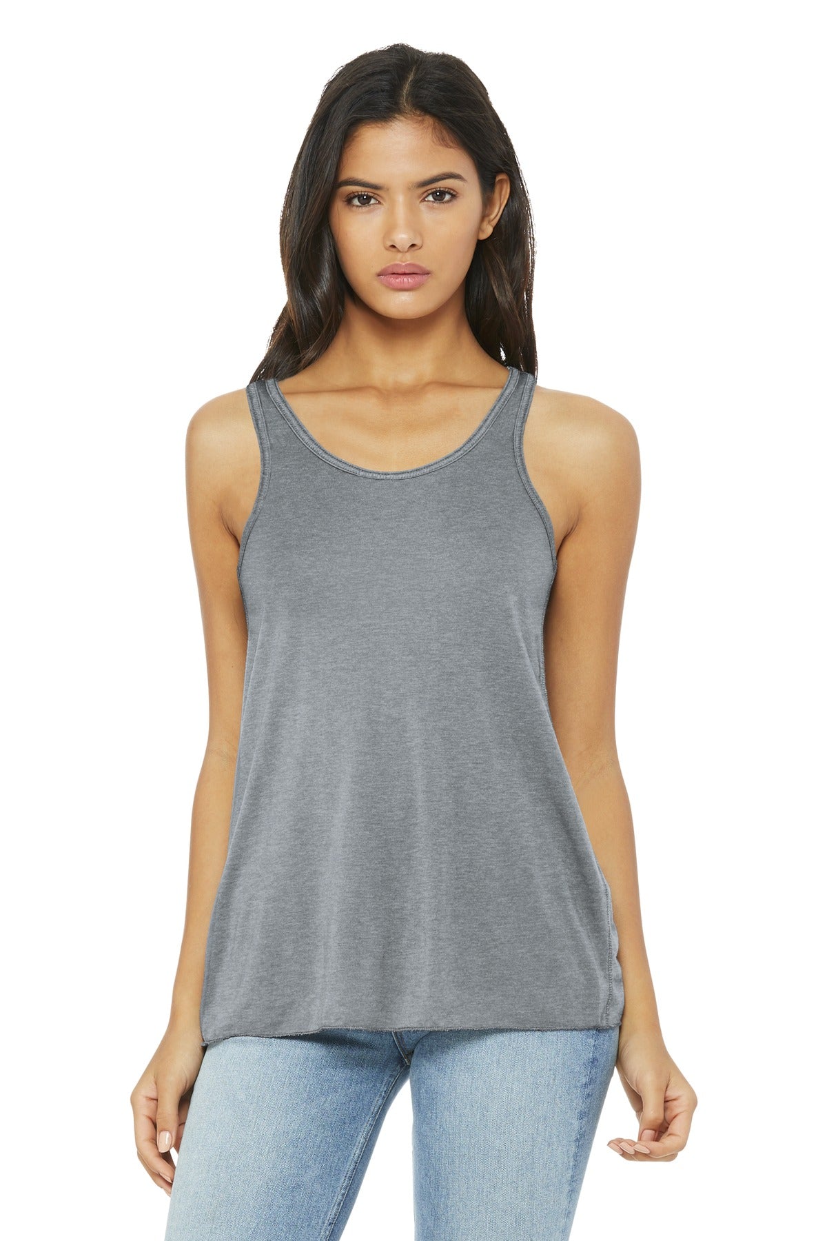BELLA+CANVAS® Women's Flowy Racerback Tank (CORE COLORS)