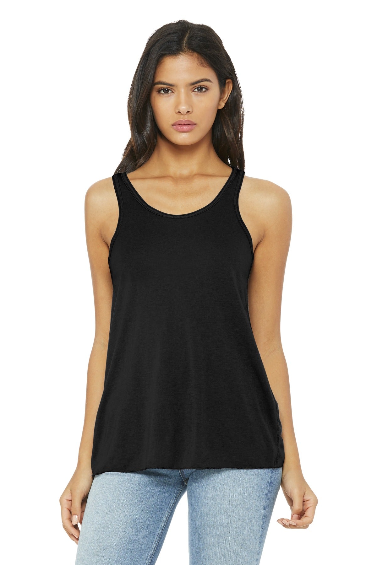 BELLA+CANVAS® Women's Flowy Racerback Tank (CORE COLORS)