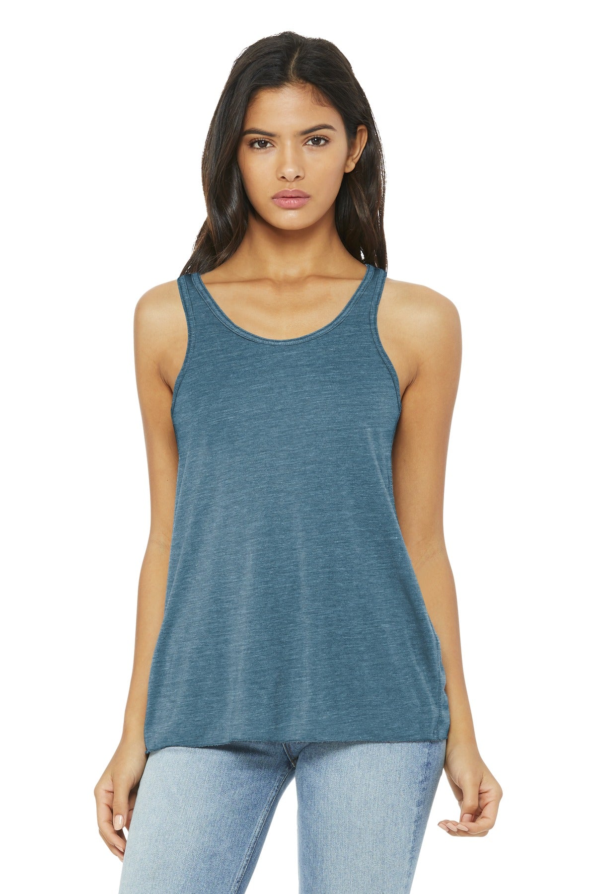 BELLA+CANVAS® Women's Flowy Racerback Tank (CORE COLORS)