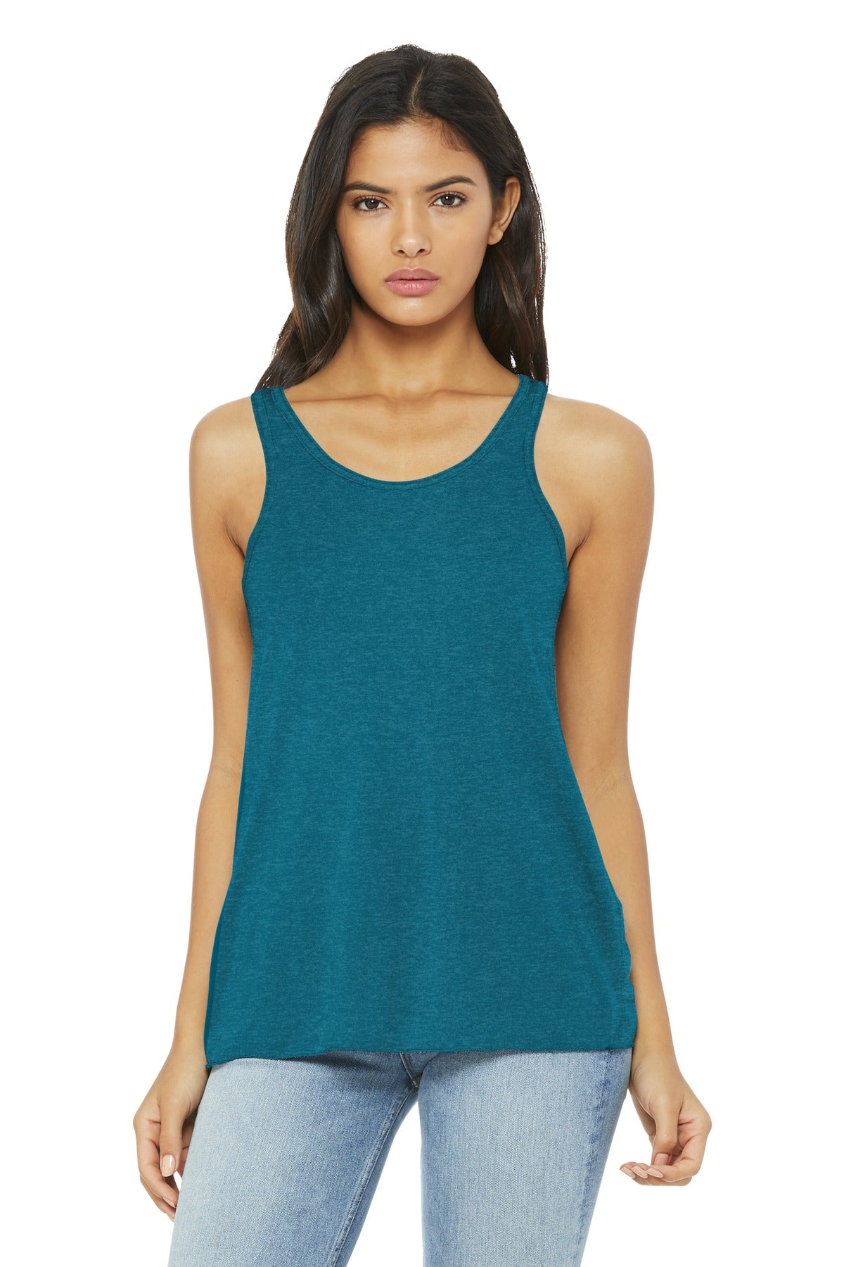 BELLA+CANVAS® Women's Flowy Racerback Tank (CORE COLORS)