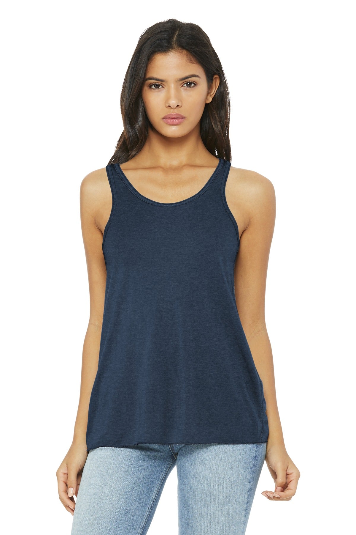 BELLA+CANVAS® Women's Flowy Racerback Tank (CORE COLORS)