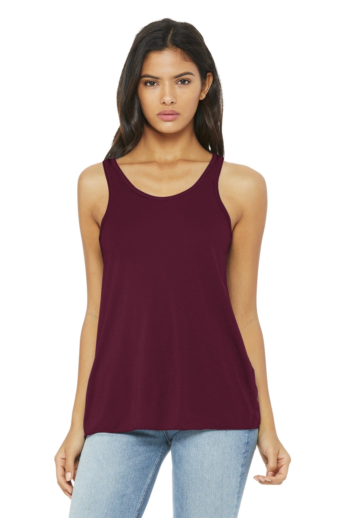 BELLA+CANVAS® Women's Flowy Racerback Tank (CORE COLORS)