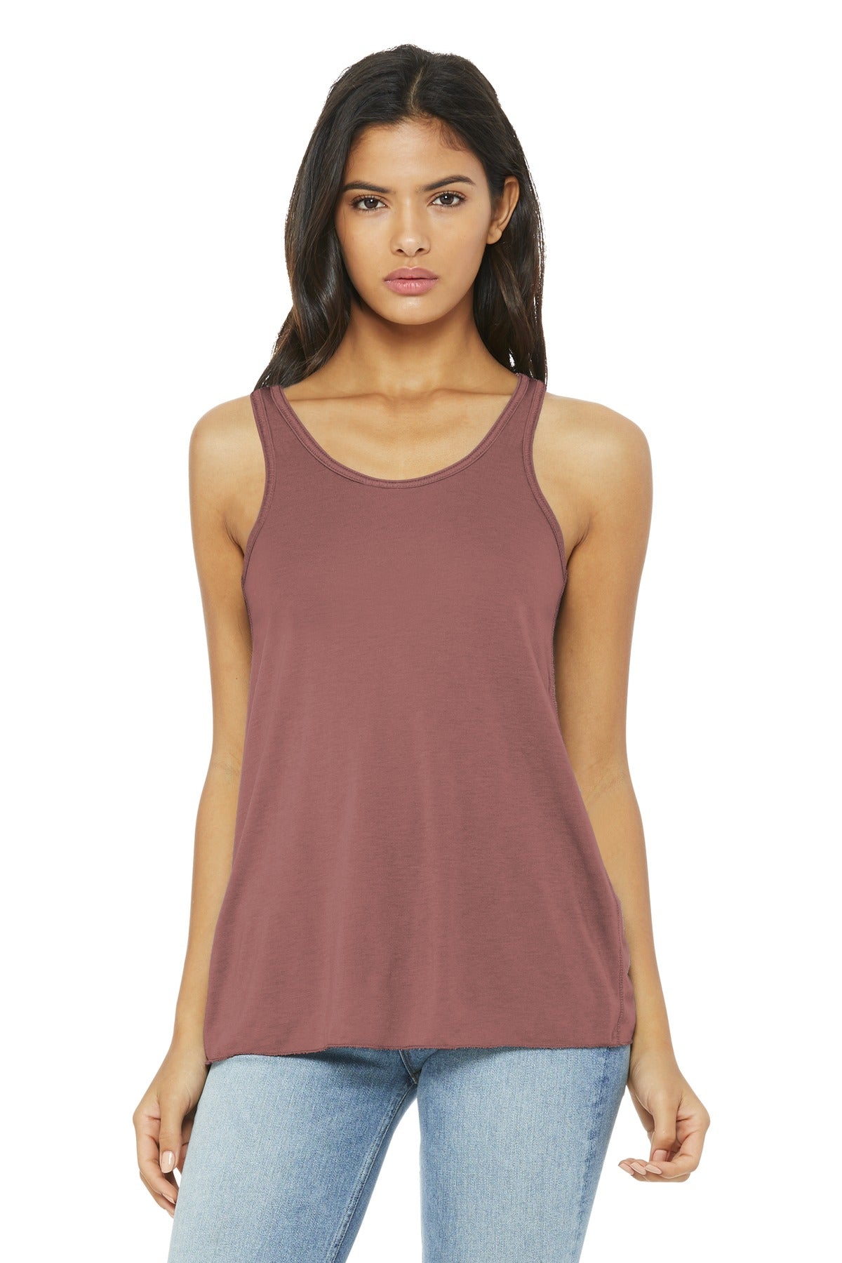 BELLA+CANVAS® Women's Flowy Racerback Tank (CORE COLORS)