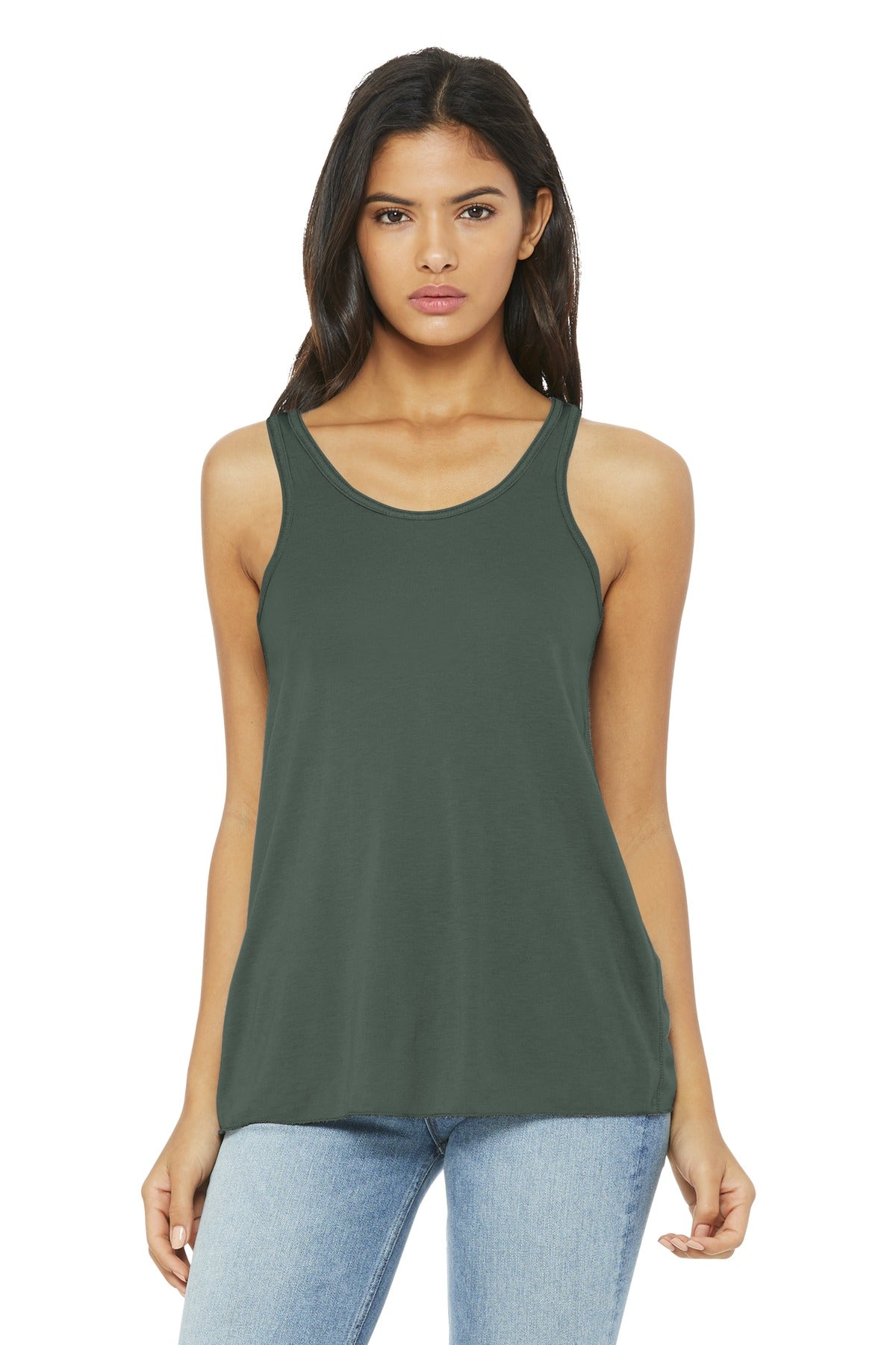 BELLA+CANVAS® Women's Flowy Racerback Tank (CORE COLORS)