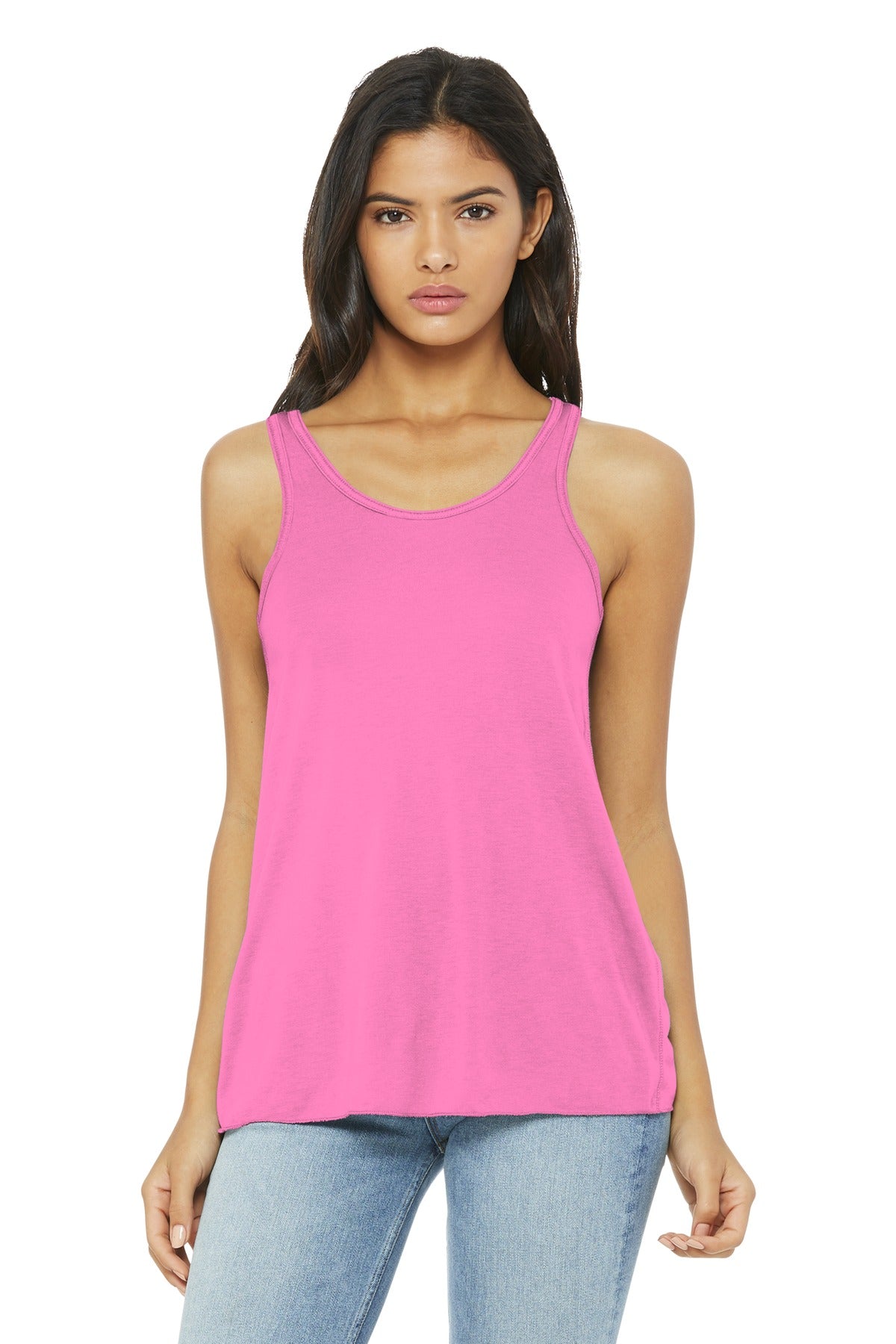 BELLA+CANVAS® Women's Flowy Racerback Tank (CORE COLORS)