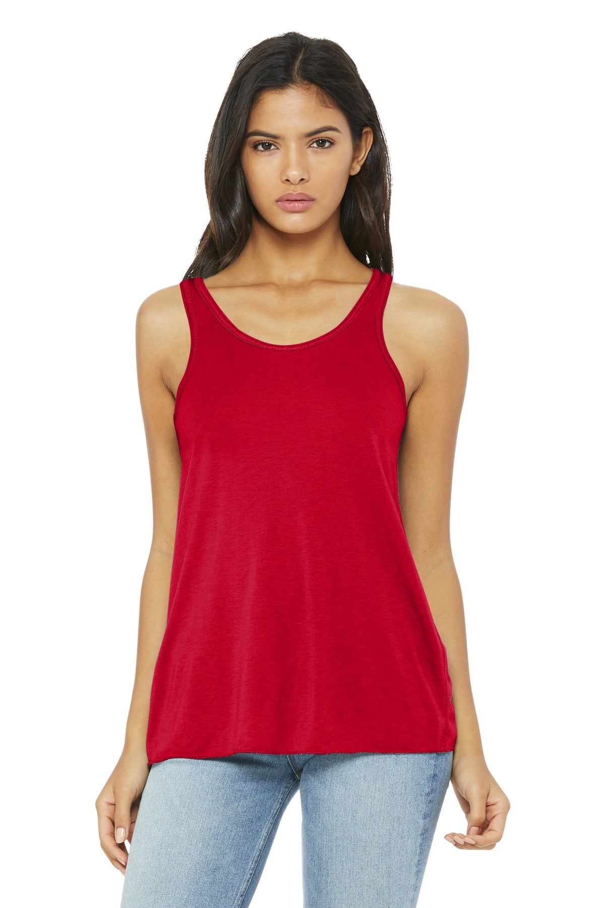 BELLA+CANVAS® Women's Flowy Racerback Tank (CORE COLORS)