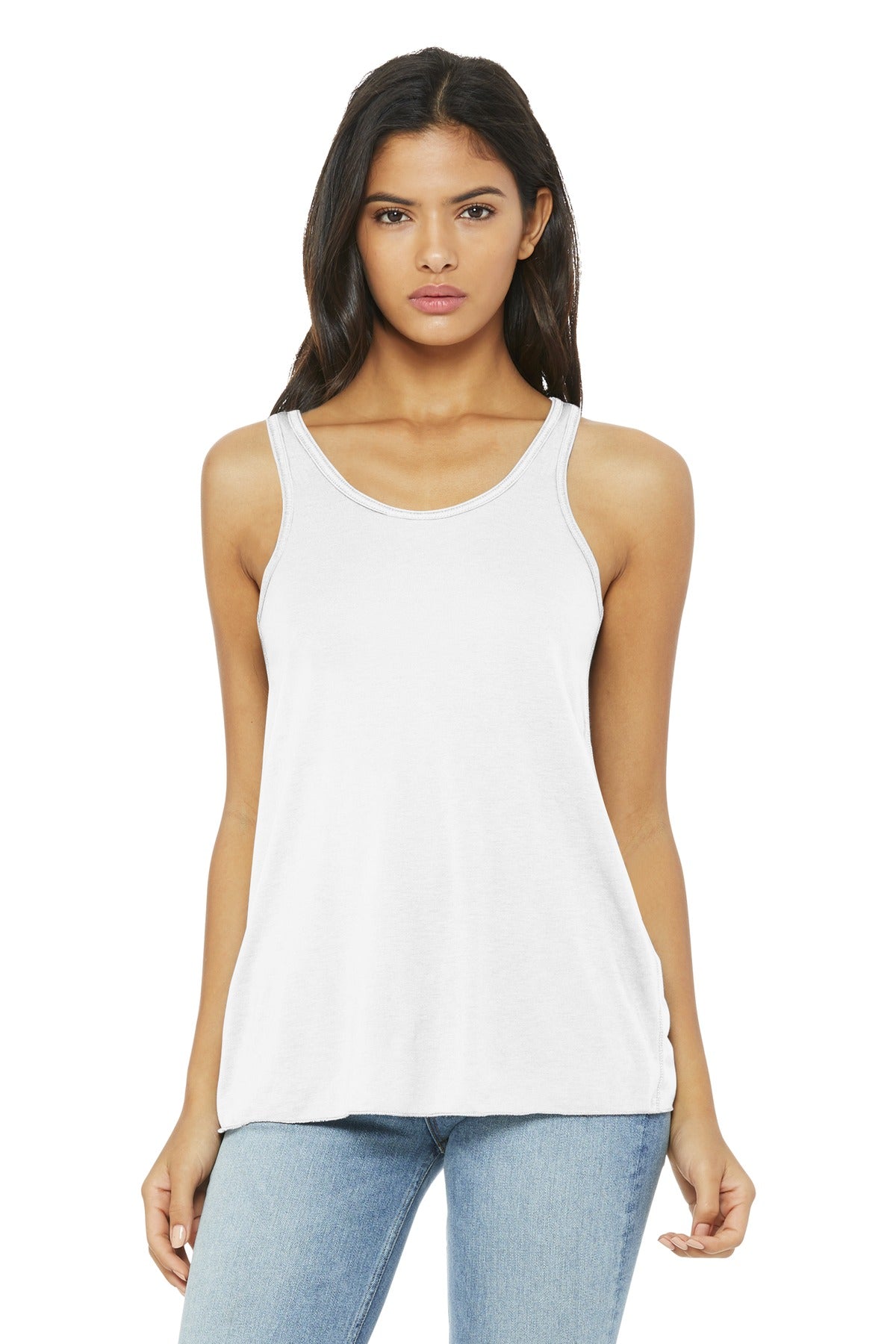BELLA+CANVAS® Women's Flowy Racerback Tank (CORE COLORS)