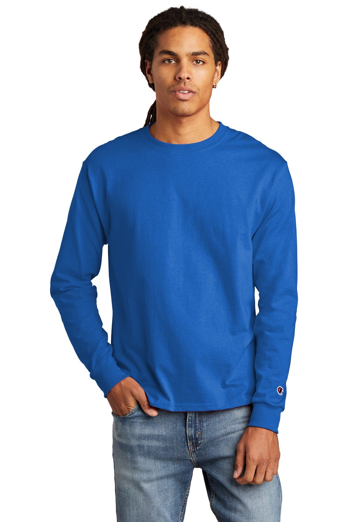 Champion® Heritage 5.2-Oz. Jersey Long Sleeve Tee