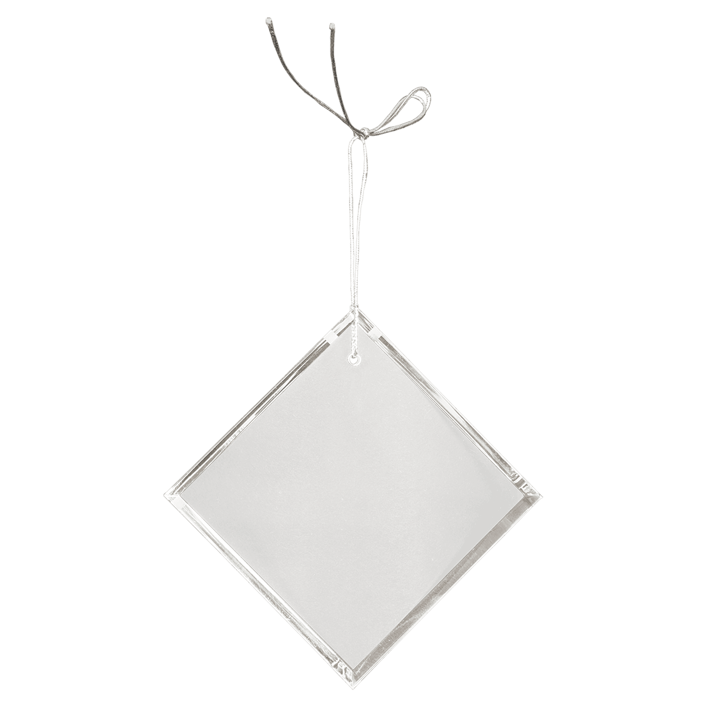 Custom 3" Crystal Diamond Ornament