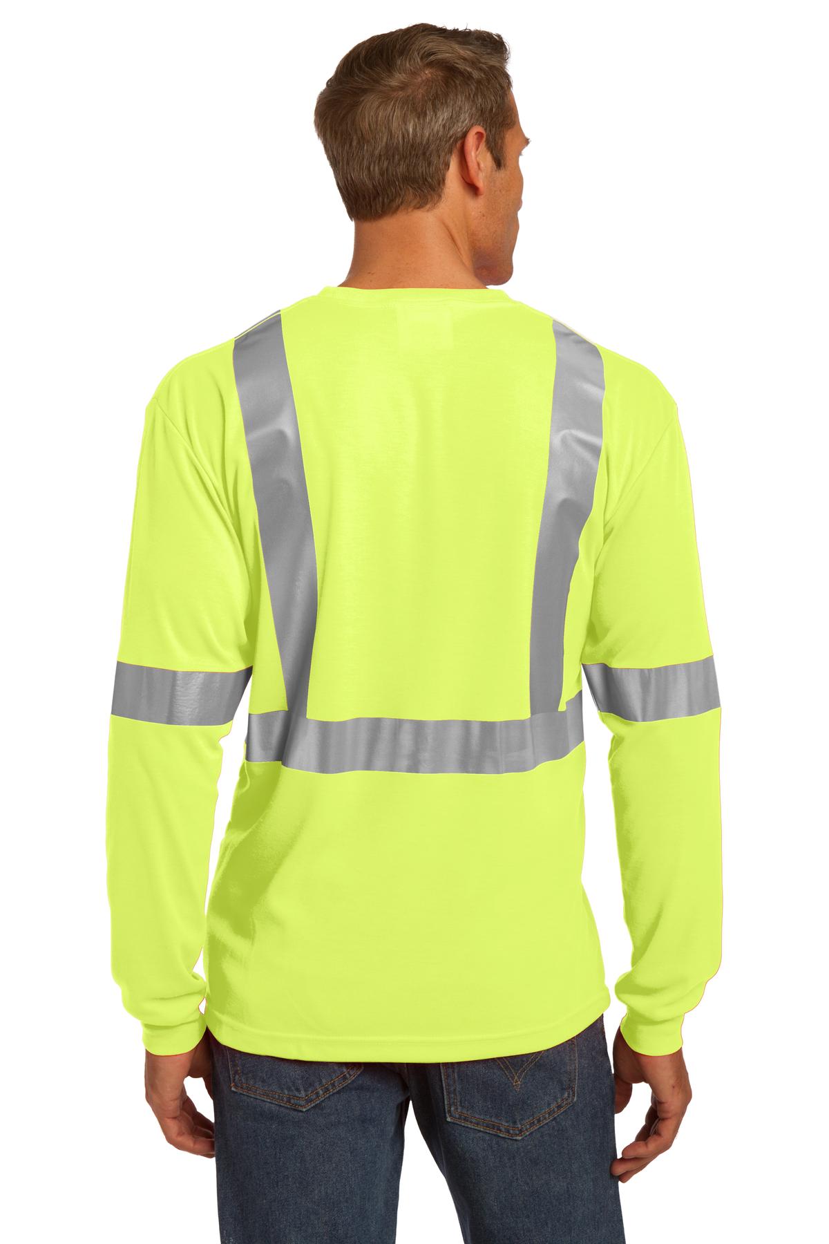 CornerStone® ANSI 107 Class 2 Long Sleeve Safety T-Shirt