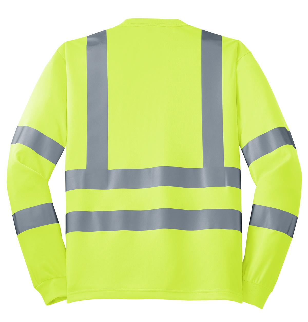 CornerStone® - ANSI 107 Class 3 Long Sleeve Snag-Resistant Reflective T-Shirt