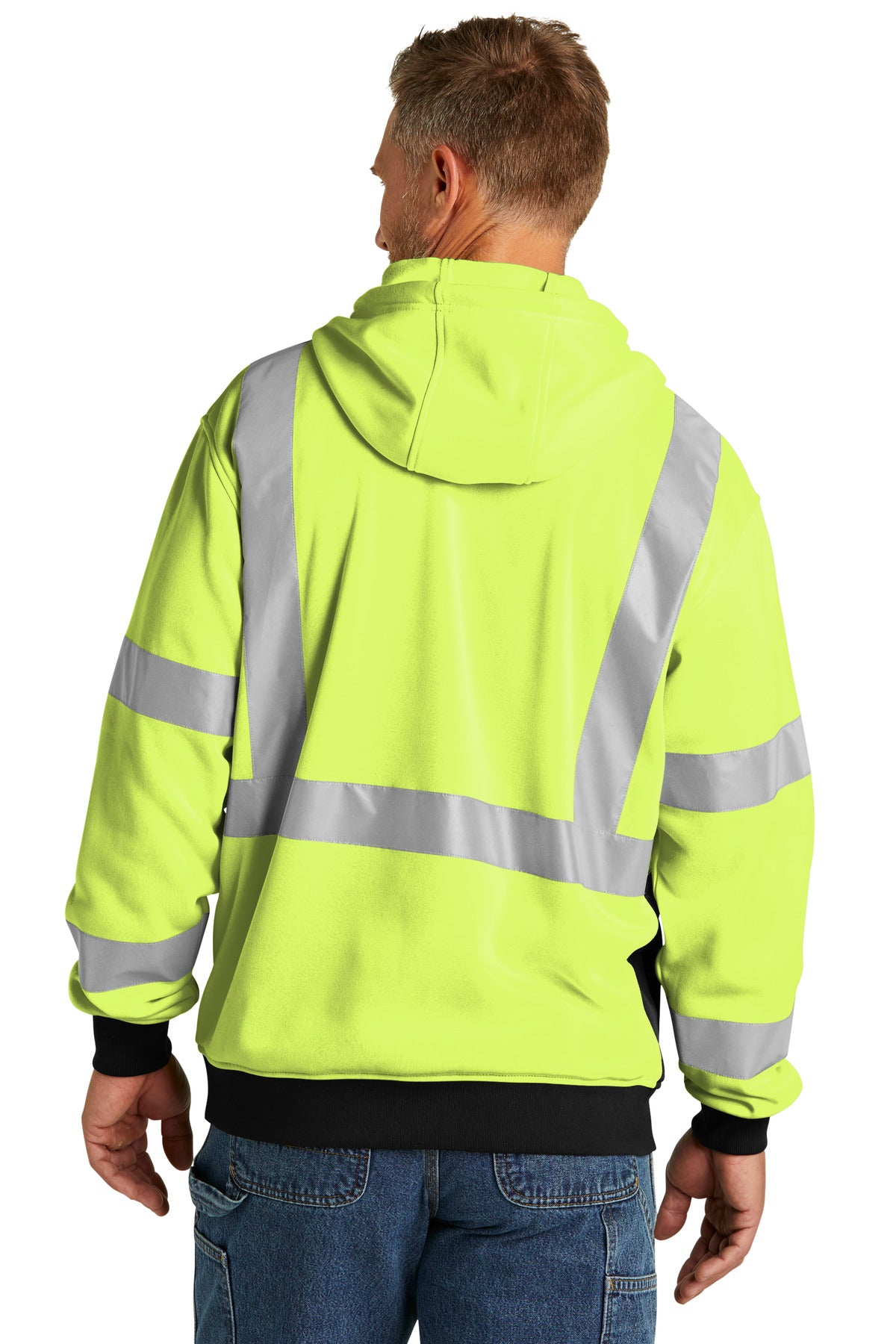 CornerStone® A107 Class 3 Heavy-Duty Fleece Full-Zip Hoodie