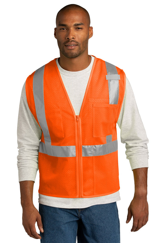 CornerStone® ANSI 107 Class 2 Mesh Zippered Vest