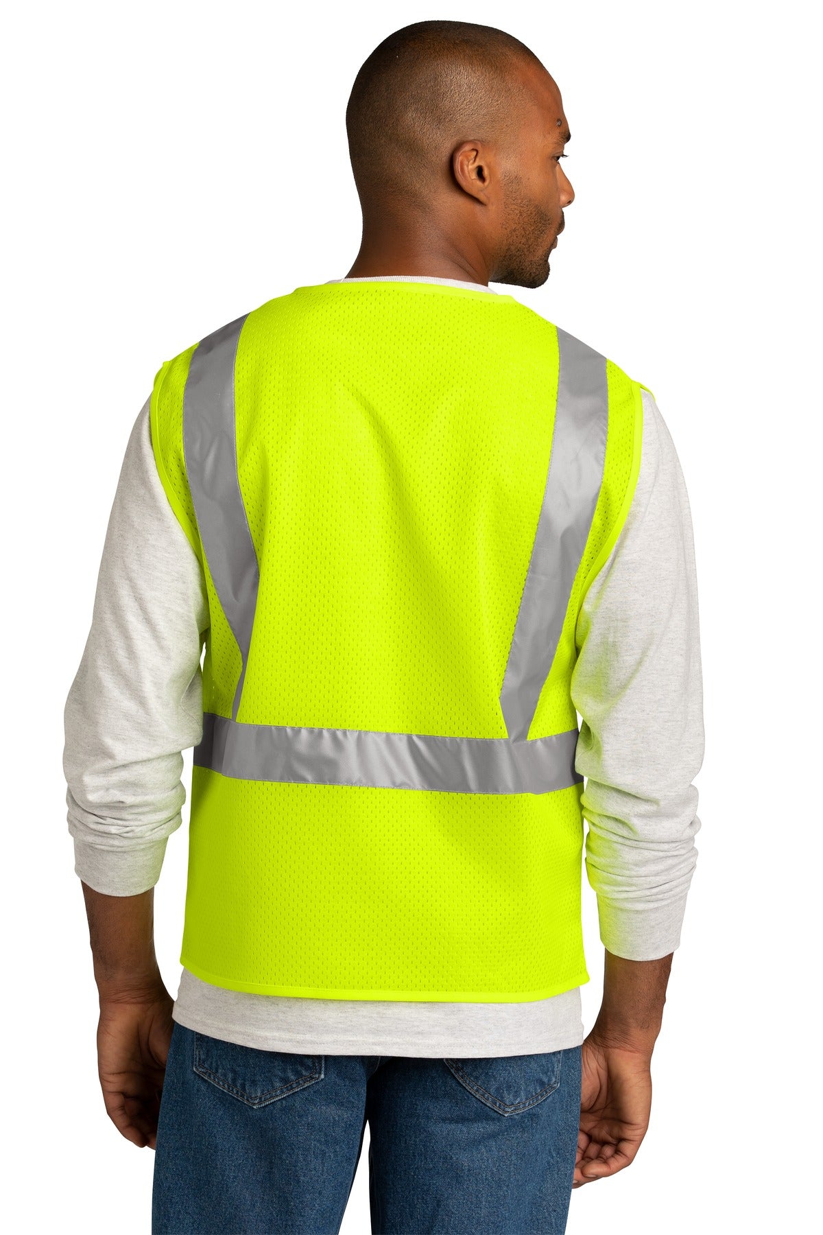 CornerStone® ANSI 107 Class 2 Mesh Zippered Vest