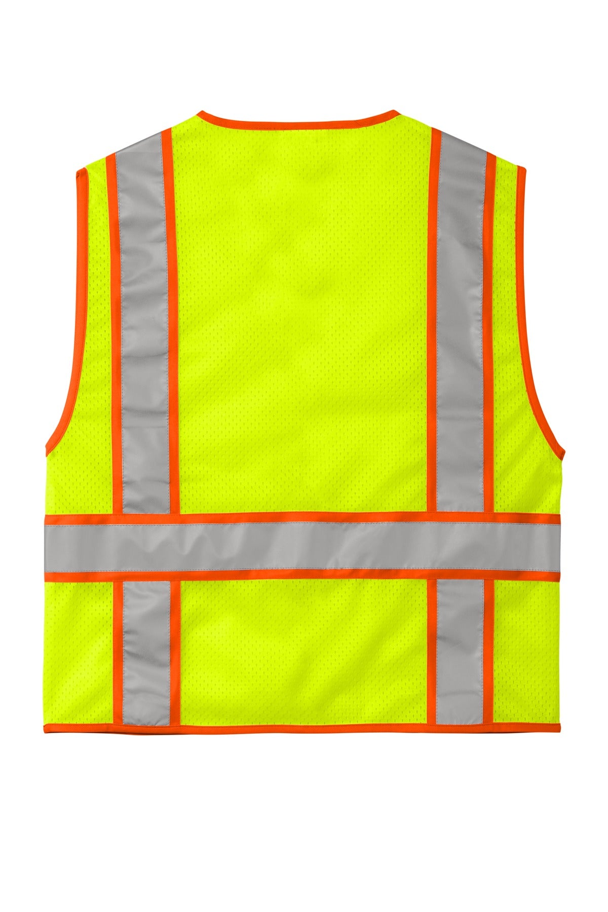 CornerStone® ANSI 107 Class 2 Mesh Zippered Two-Tone Vest