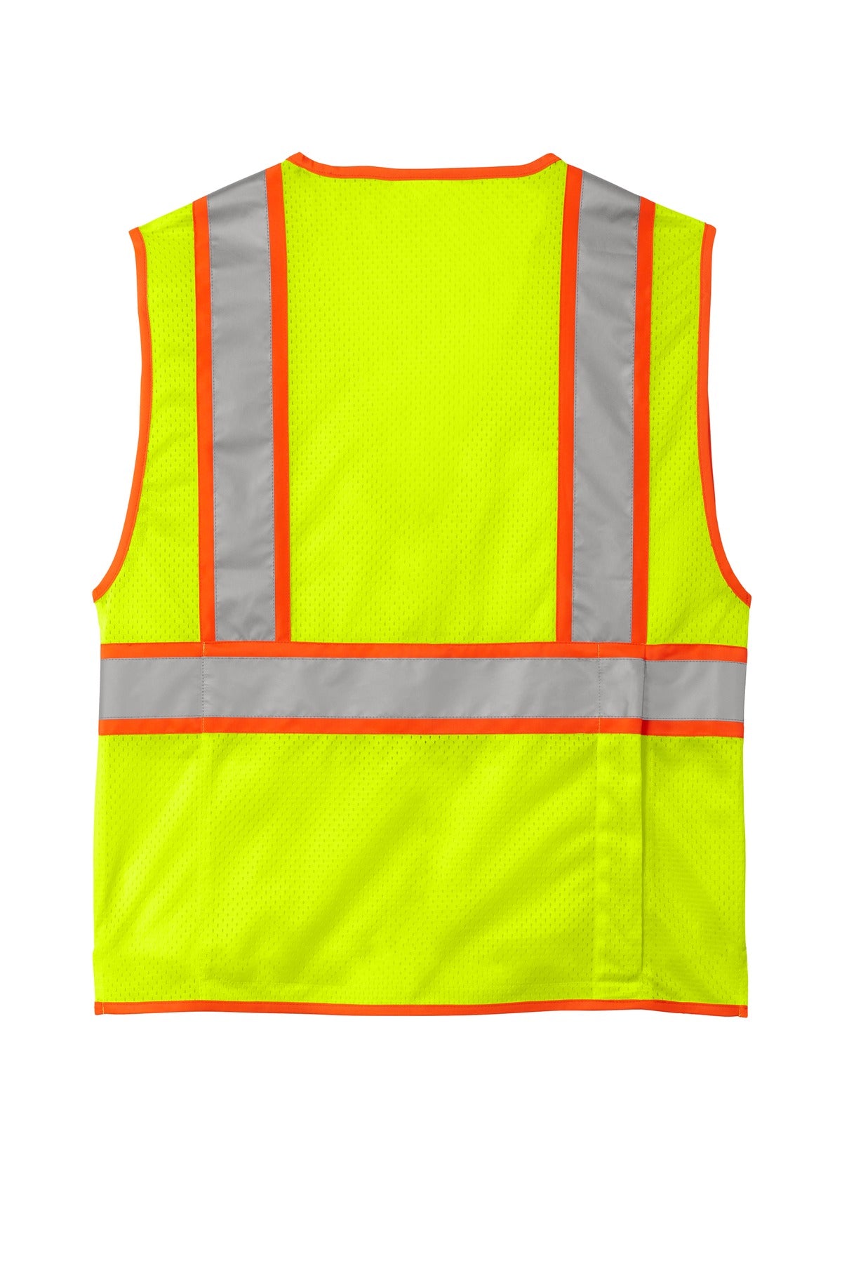 CornerStone® ANSI 107 Class 2 Surveyor Zippered Two-Tone Vest