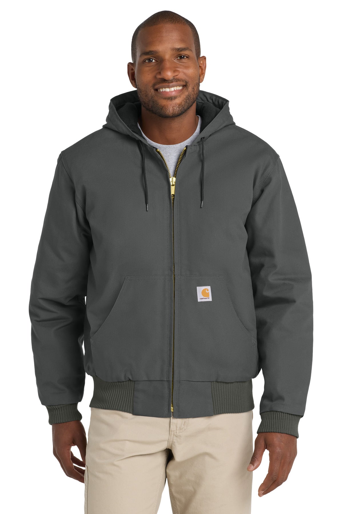 Carhartt® Quilted-Flannel-Lined Duck Active Jac