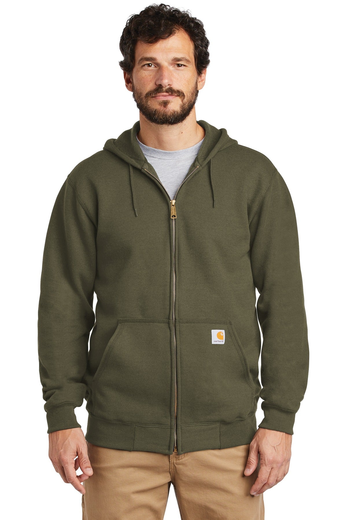 Carhartt® Midweight Hooded Zip-Front Sweatshirt