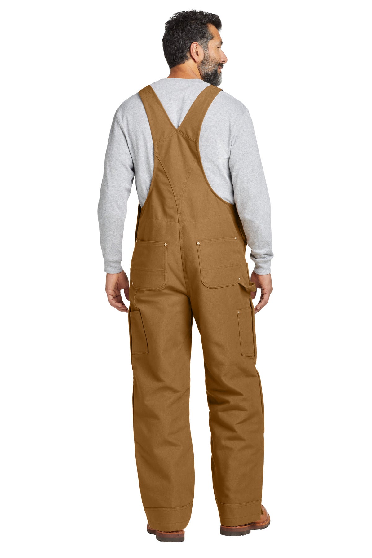 Carhartt® Short Firm Duck Insulated Bib Overalls