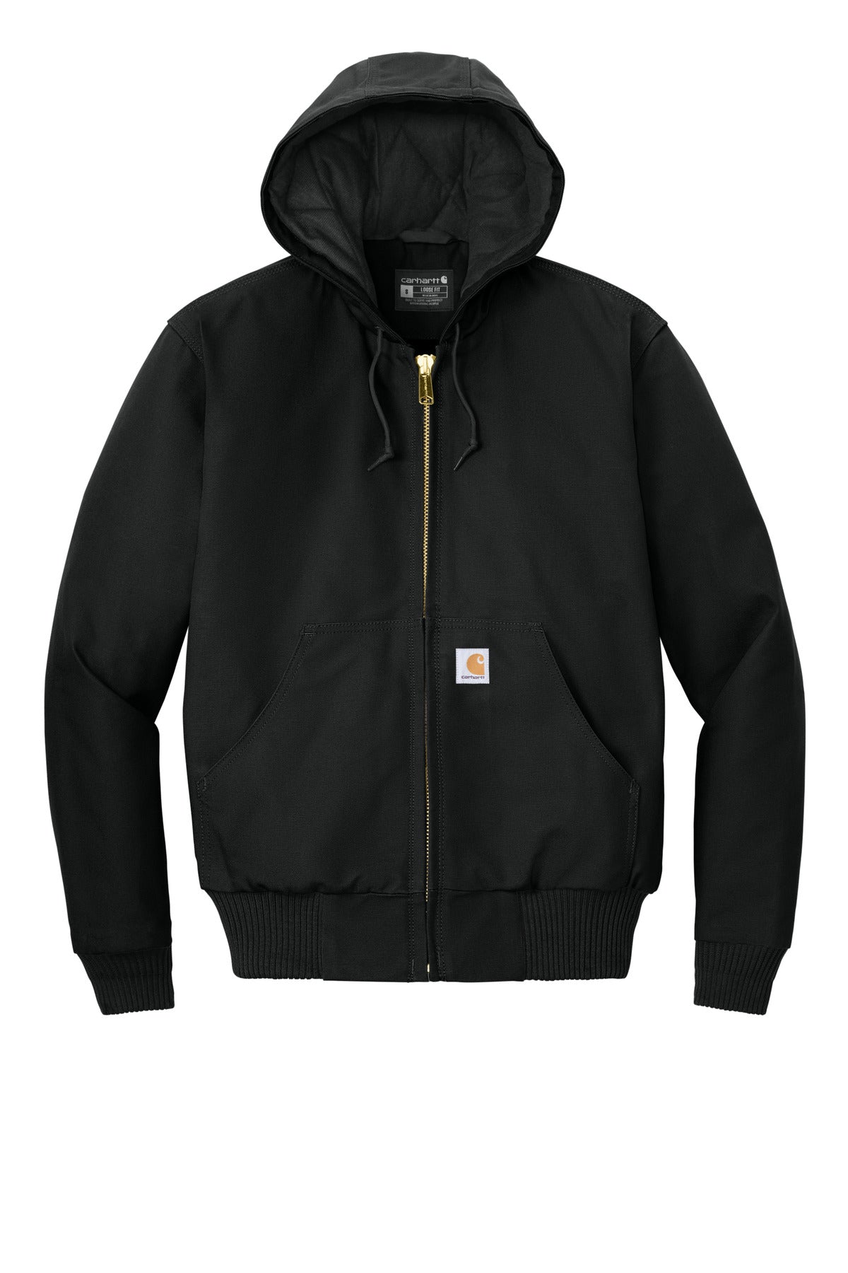 Carhartt® Tall Quilted-Flannel-Lined Duck Active Jac